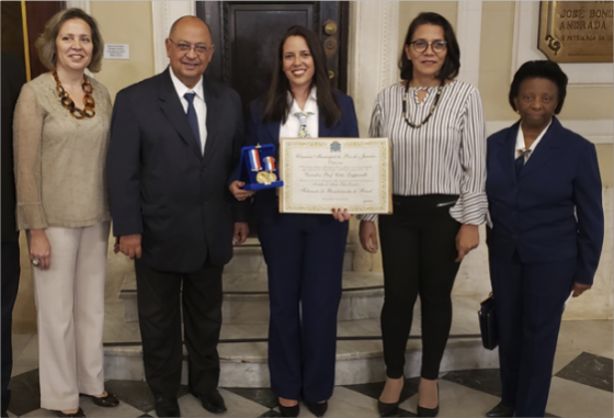 Movimento Bandeirante Rio de Janeiro recebe Medalha Pedro Ernesto